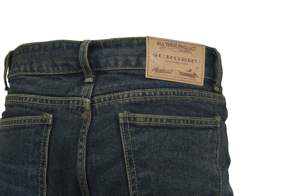 Surgery - Yoonseul Long Length Double Jeans (Vintage Blue) product image 4 | TRAB K-Fashion Australia