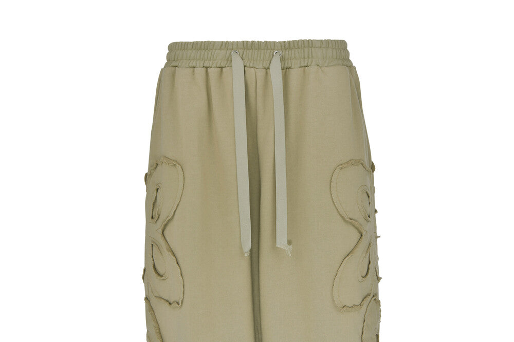 Surgery - Clover Logo Patchs Sweat Pants (Olive) product image 3 | TRAB K-Fashion Australia