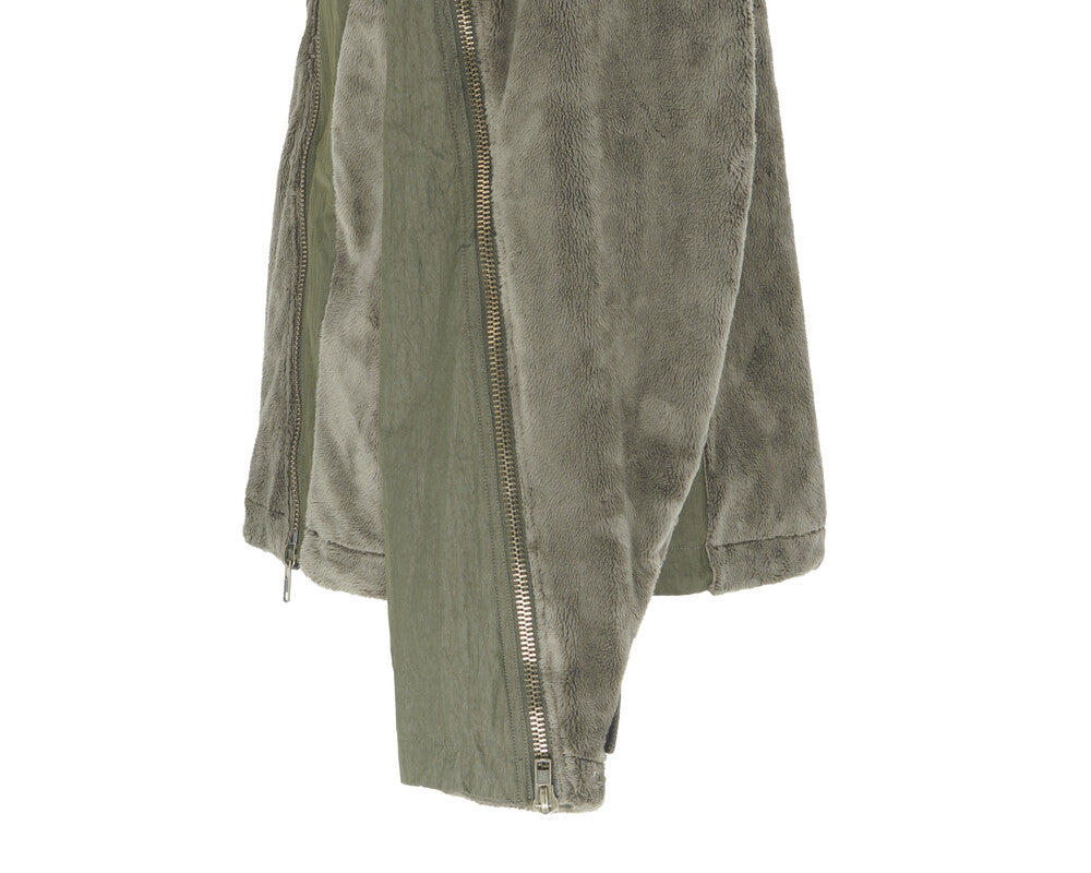 Surgery - Cross Zip Fleece Jacket (Khaki) product image 5 | TRAB K-Fashion Australia