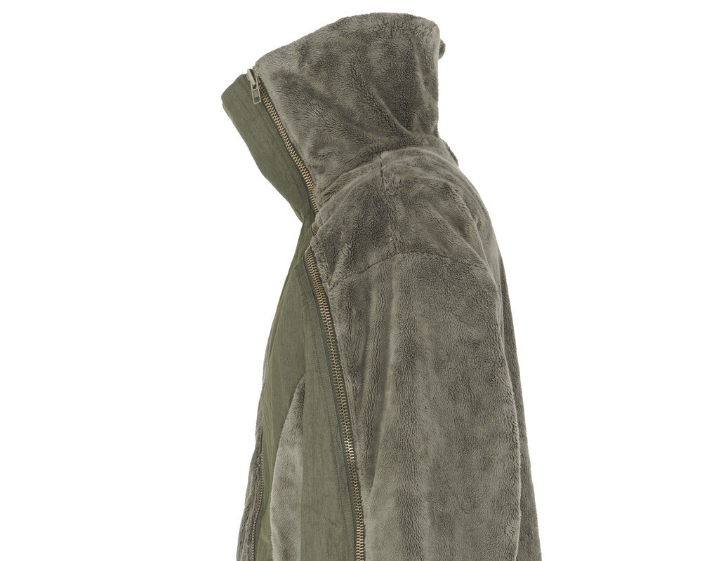 Surgery - Cross Zip Fleece Jacket (Khaki) product image 4 | TRAB K-Fashion Australia