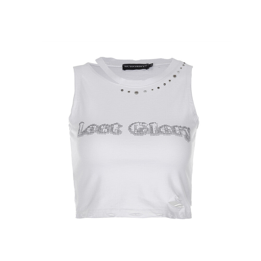 Surgery - Destroyed Lost Glory Sleeveless (White) product image 1 | TRAB K-Fashion Australia
