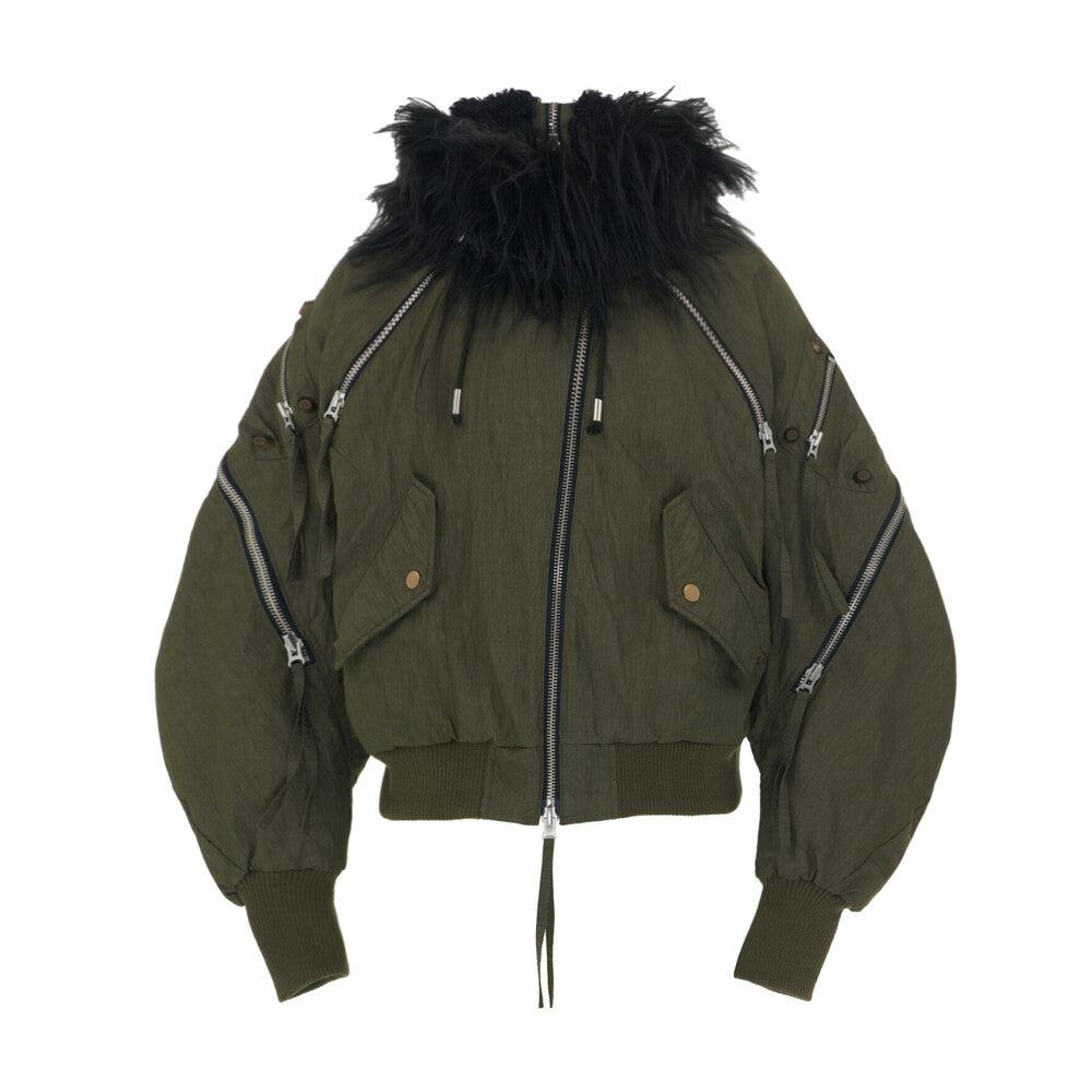 Surgery - Croissant Cargo N2b Jumper (Khaki) product image 1 | TRAB K-Fashion Australia