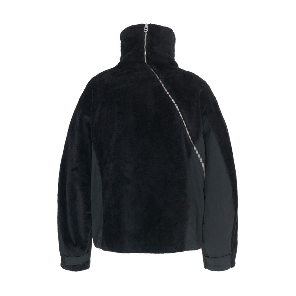 Surgery - Cross Zip Fleece Jacket (Black) product image 2 | TRAB K-Fashion Australia