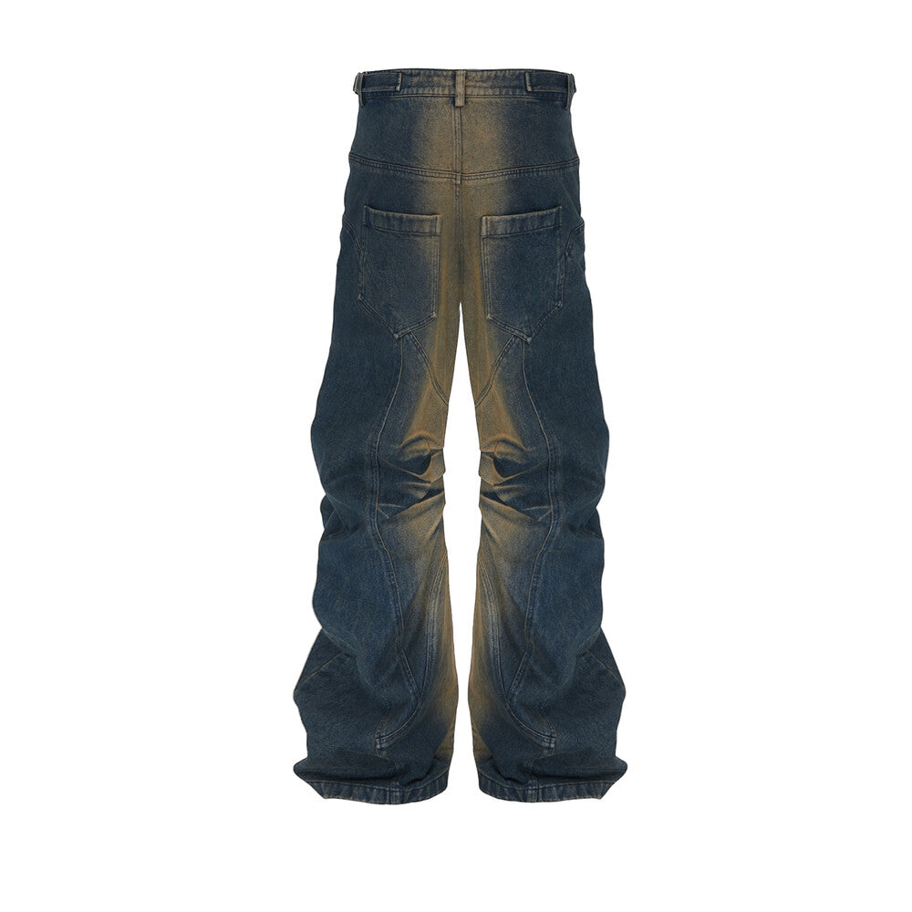 Surgery - Fold-bend Jeans (Tin Blue) product image 2 | TRAB K-Fashion Australia