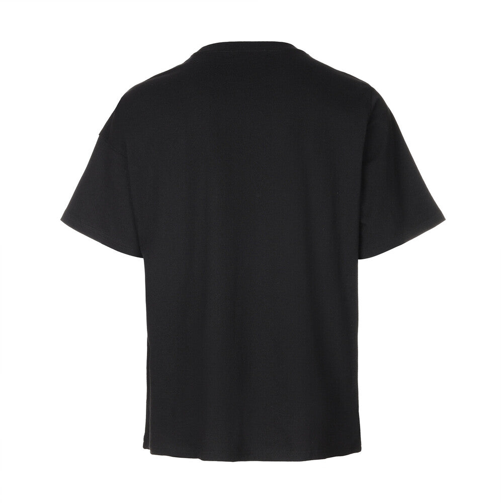 Surgery - Unbalance Metal Clover Logo T-shirts (Black) product image 2 | TRAB K-Fashion Australia