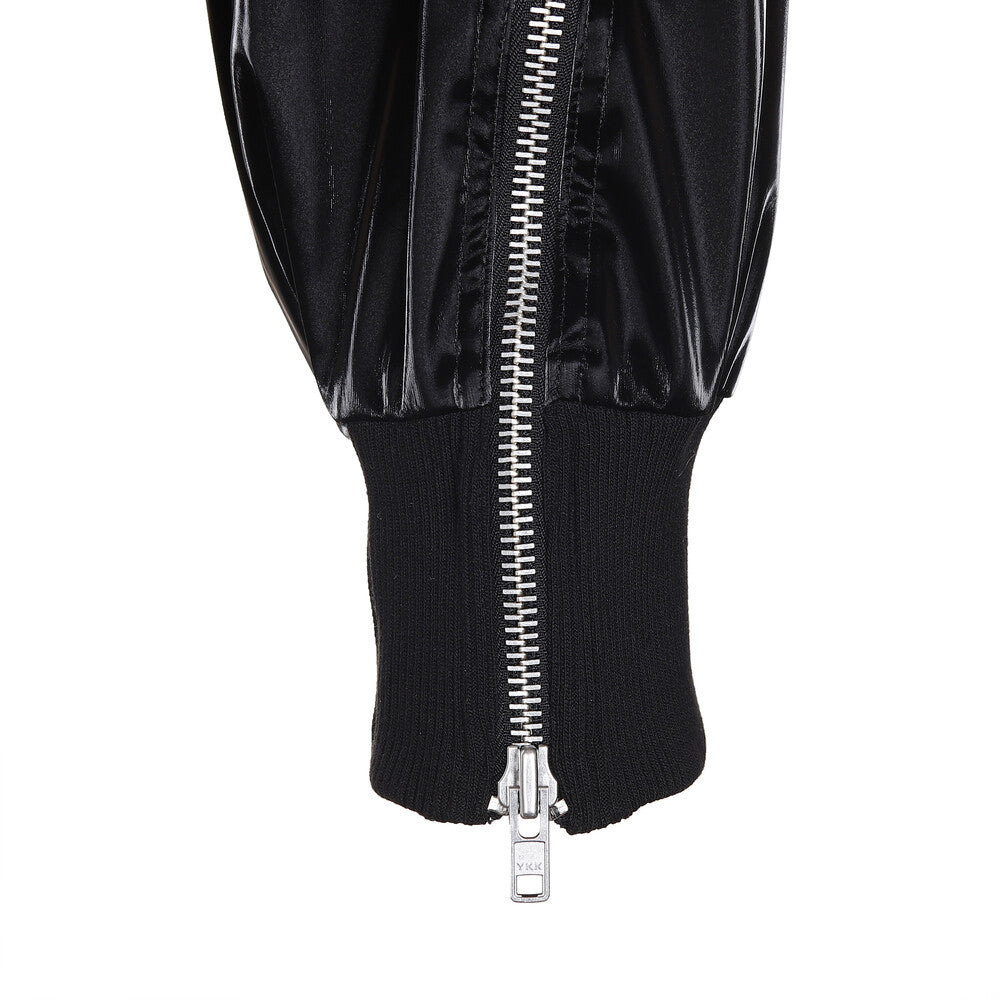 Surgery - Round Zip Bomber (Glossy Black) product image 11 | TRAB K-Fashion Australia