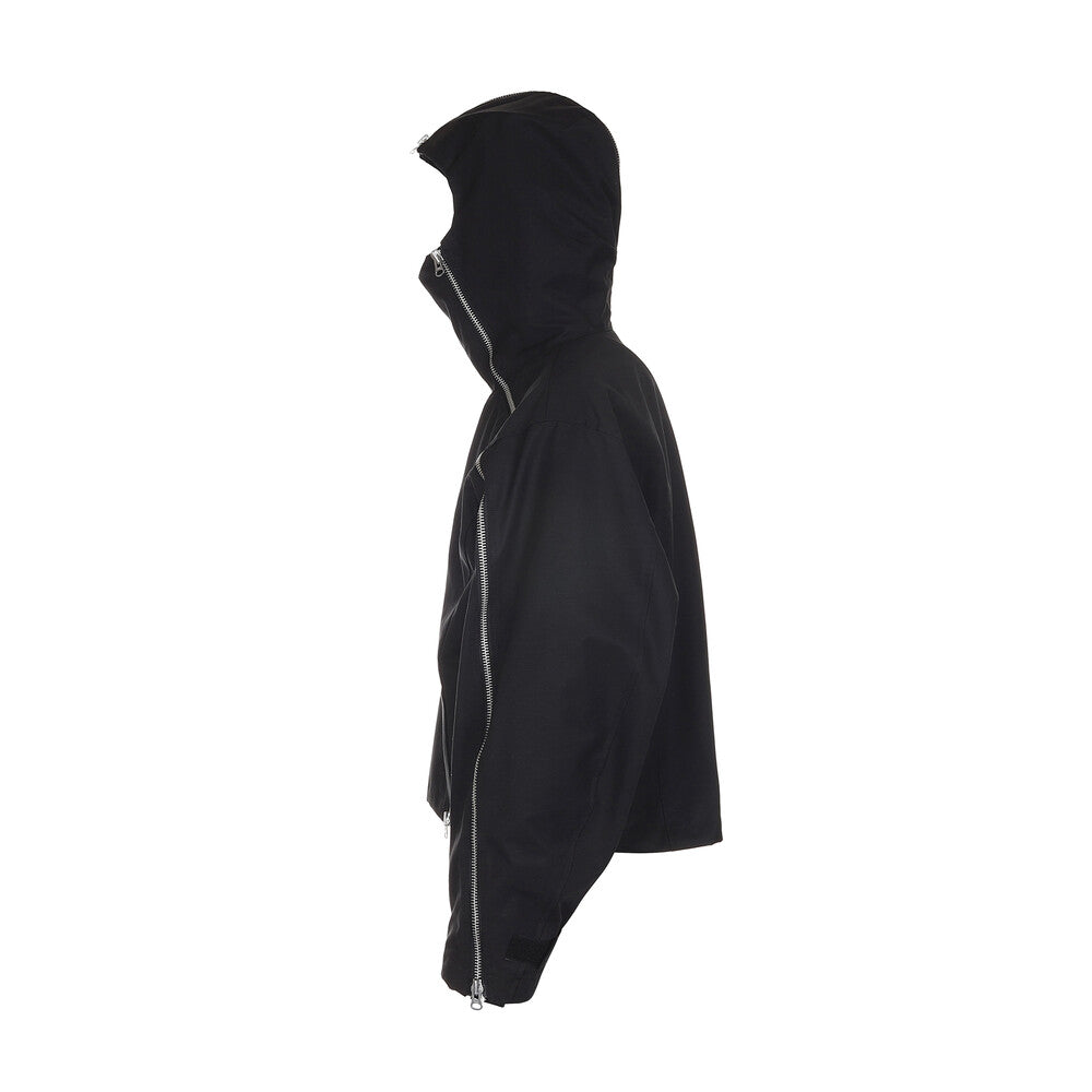 Surgery - Technical Tripple Zip Hood Jacket (Black) product image 4 | TRAB K-Fashion Australia