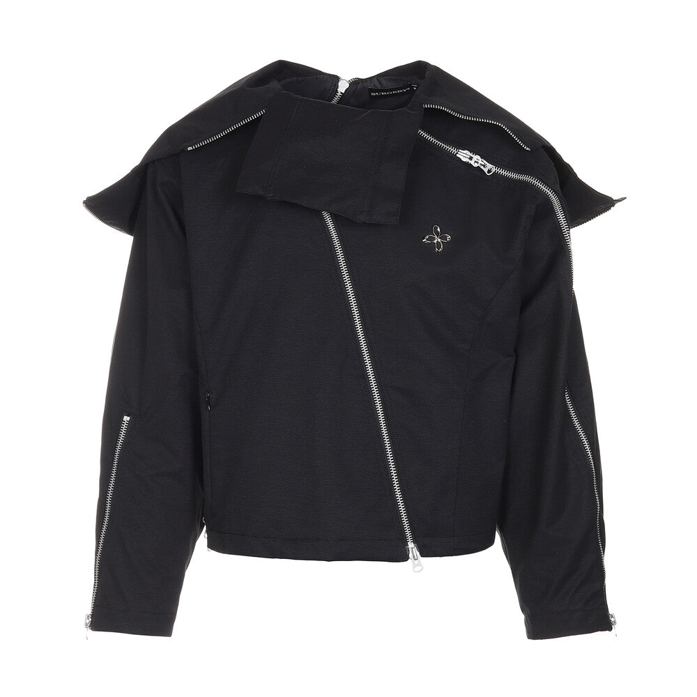 Surgery - Technical Tripple Zip Hood Jacket (Black) product image 7 | TRAB K-Fashion Australia