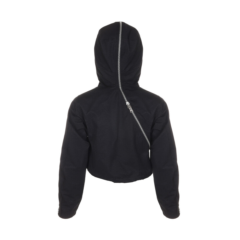 Surgery - Technical Tripple Zip Crop Hood Jacket (Black) product image 2 | TRAB K-Fashion Australia
