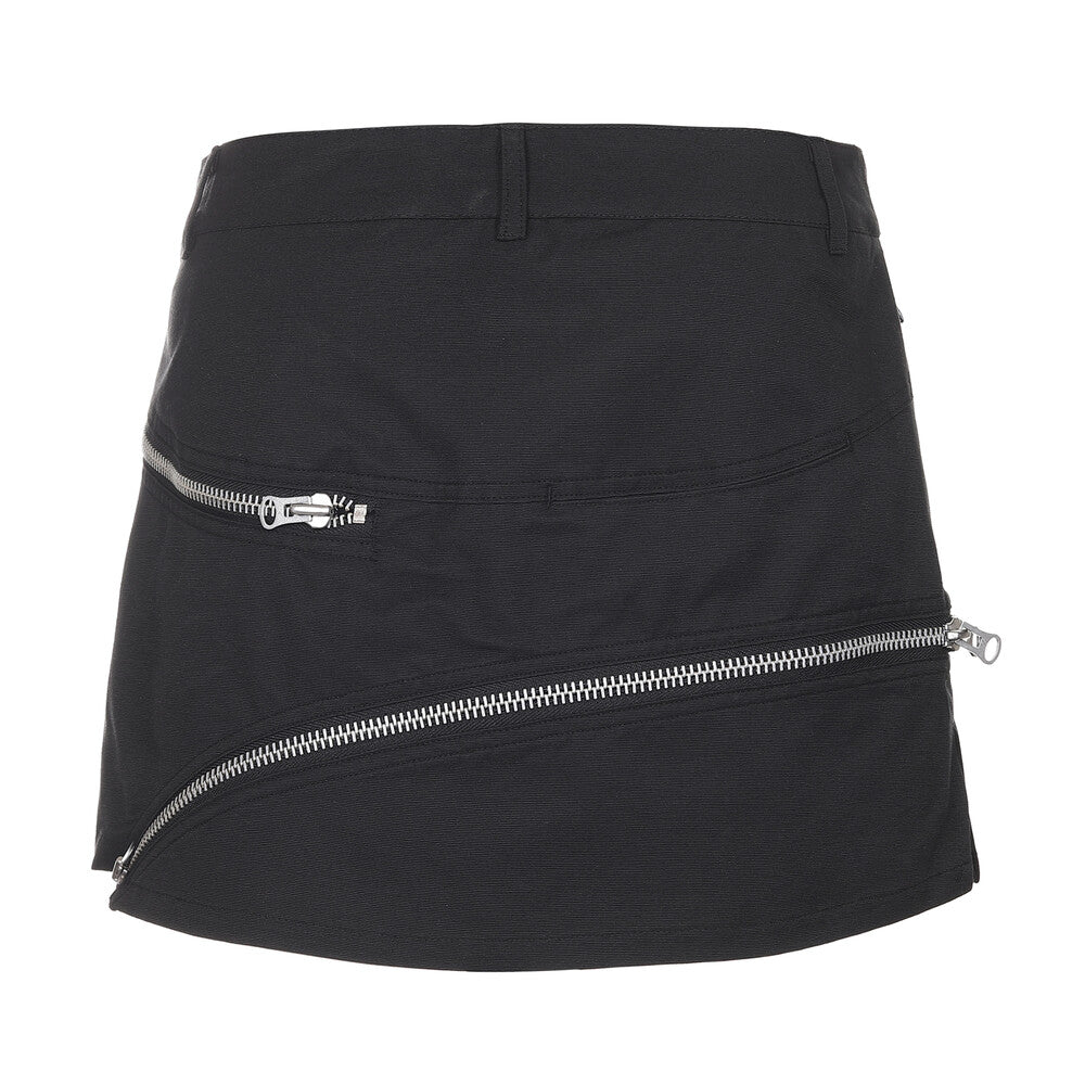 Surgery - Technical Tripple Zip Skirt (Black) product image 2 | TRAB K-Fashion Australia