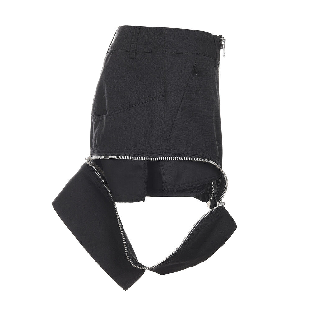 Surgery - Technical Tripple Zip Skirt (Black) product image 7 | TRAB K-Fashion Australia