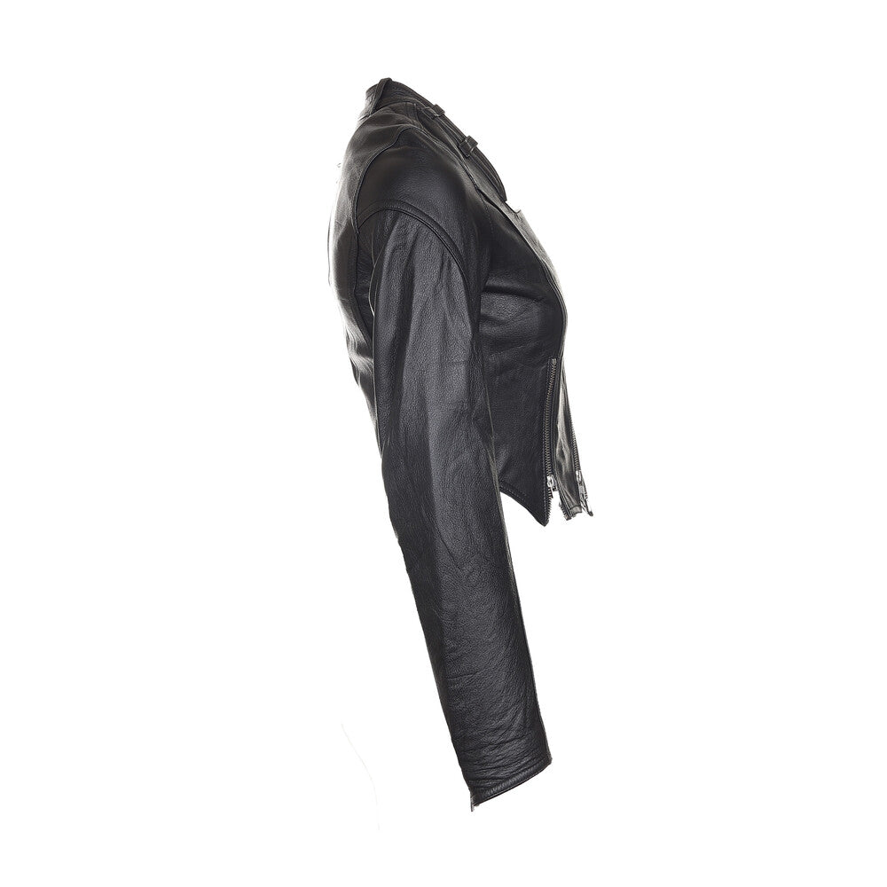 Surgery - Tight Fit Women Leather Jacket (Black) product image 3 | TRAB K-Fashion Australia