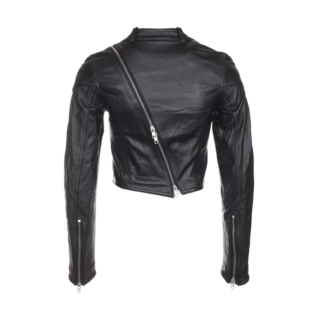 Surgery - Tight Fit Women Leather Jacket (Black) product image 2 | TRAB K-Fashion Australia