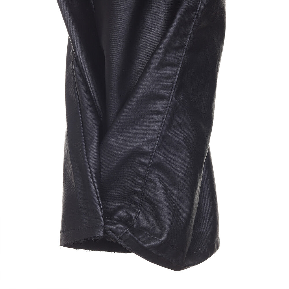 Surgery - Double Folding Over Wide Baggy Jeans (Coated Black) product image 10 | TRAB K-Fashion Australia