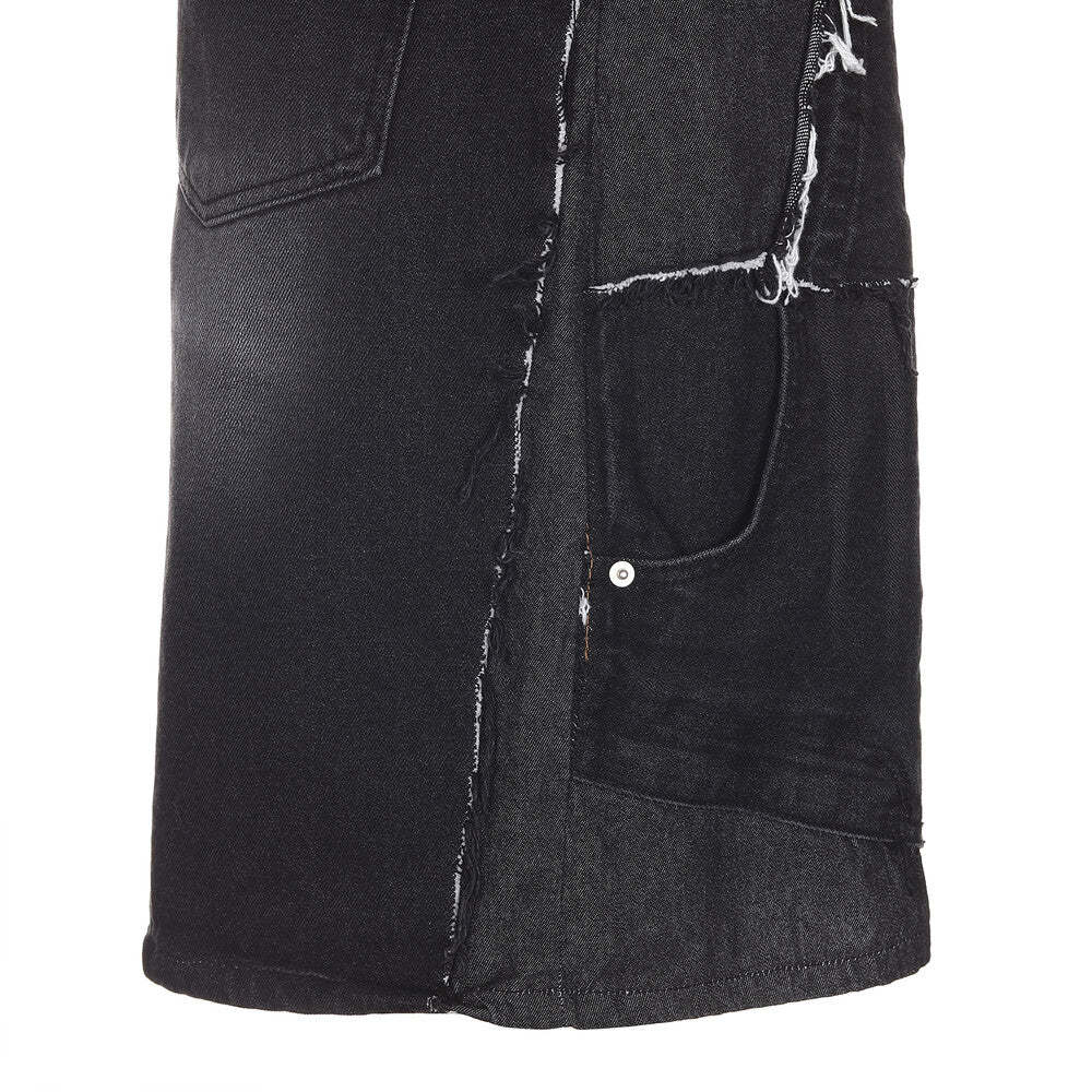 Surgery - Remake Denim Bermuda Pants (Black Denim) product image 10 | TRAB K-Fashion Australia