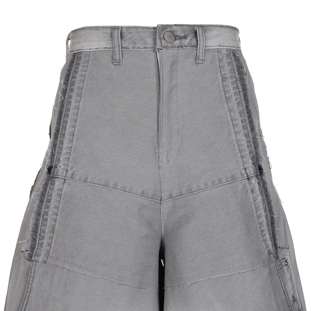 Surgery - Remake Denim Bermuda Pants (Grey Denim) product image 5 | TRAB K-Fashion Australia