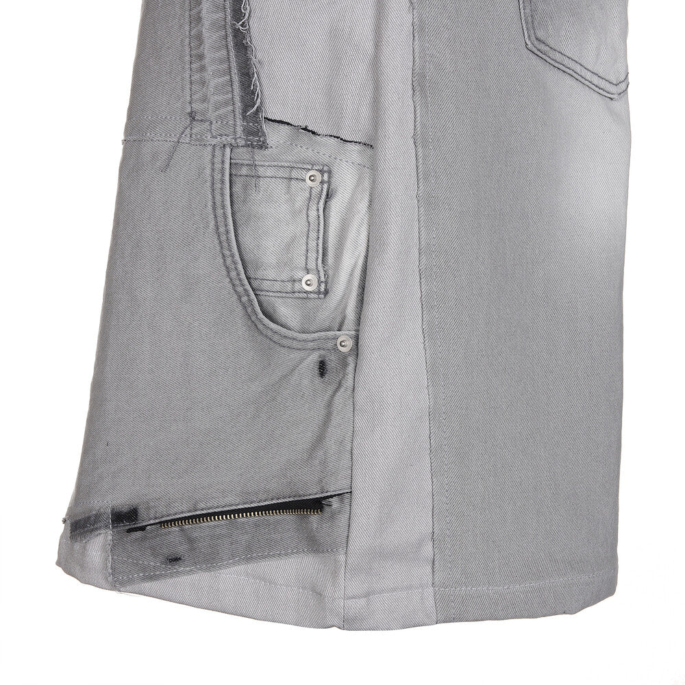 Surgery - Remake Denim Bermuda Pants (Grey Denim) product image 9 | TRAB K-Fashion Australia