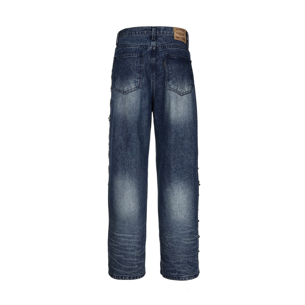Surgery - Clover Line Denim Pants (Blue) product image 4 | TRAB K-Fashion Australia