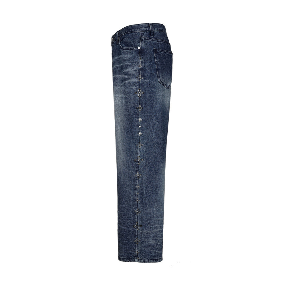 Surgery - Clover Line Denim Pants (Blue) product image 2 | TRAB K-Fashion Australia