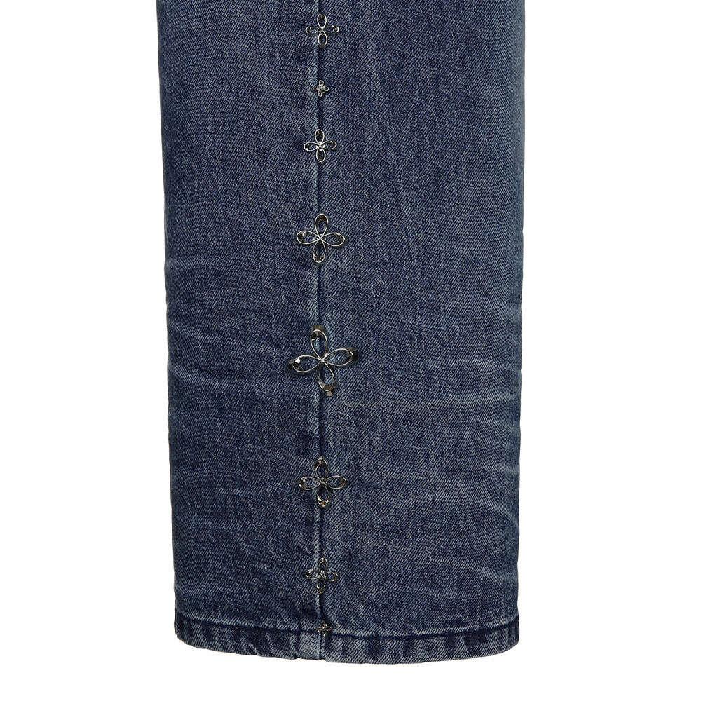 Surgery - Clover Line Denim Pants (Blue) product image 10 | TRAB K-Fashion Australia