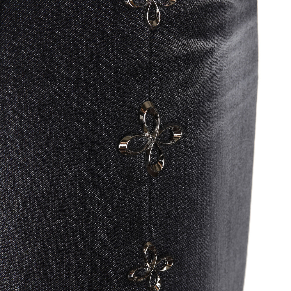 Surgery - Clover Line Denim Pants (Black) product image 9 | TRAB K-Fashion Australia