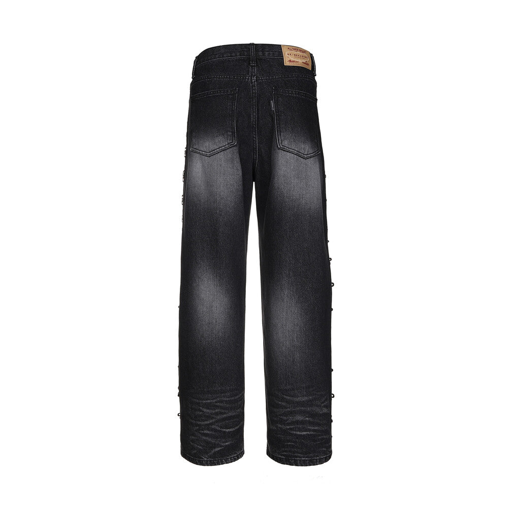 Surgery - Clover Line Denim Pants (Black) product image 4 | TRAB K-Fashion Australia