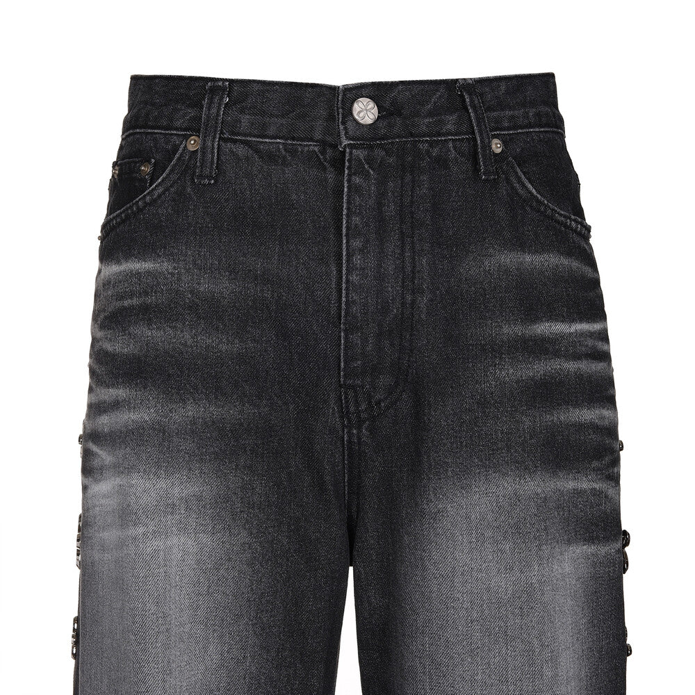 Surgery - Clover Line Denim Pants (Black) product image 5 | TRAB K-Fashion Australia