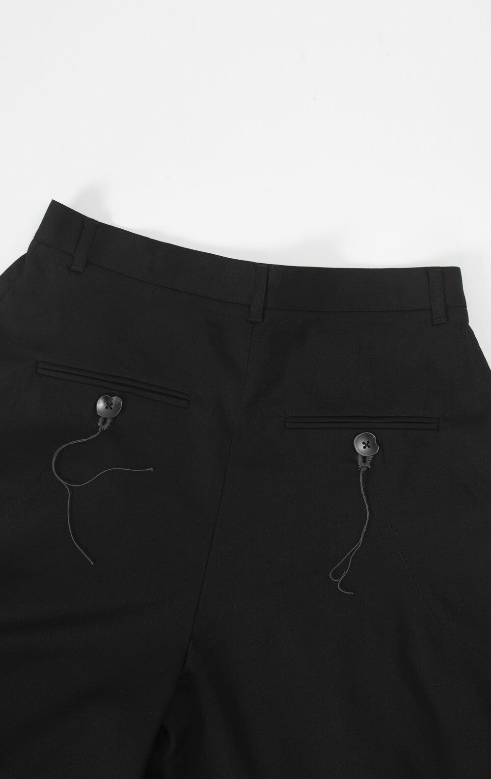 Surgery - Sutured Wide Balloon Trousers (Black) product image 5 | TRAB K-Fashion Australia