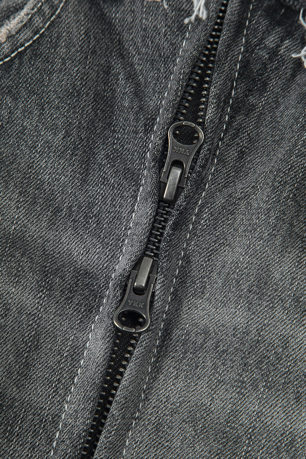 Surgery - Denim Biker Jacket (Grey) product image 6 | TRAB K-Fashion Australia