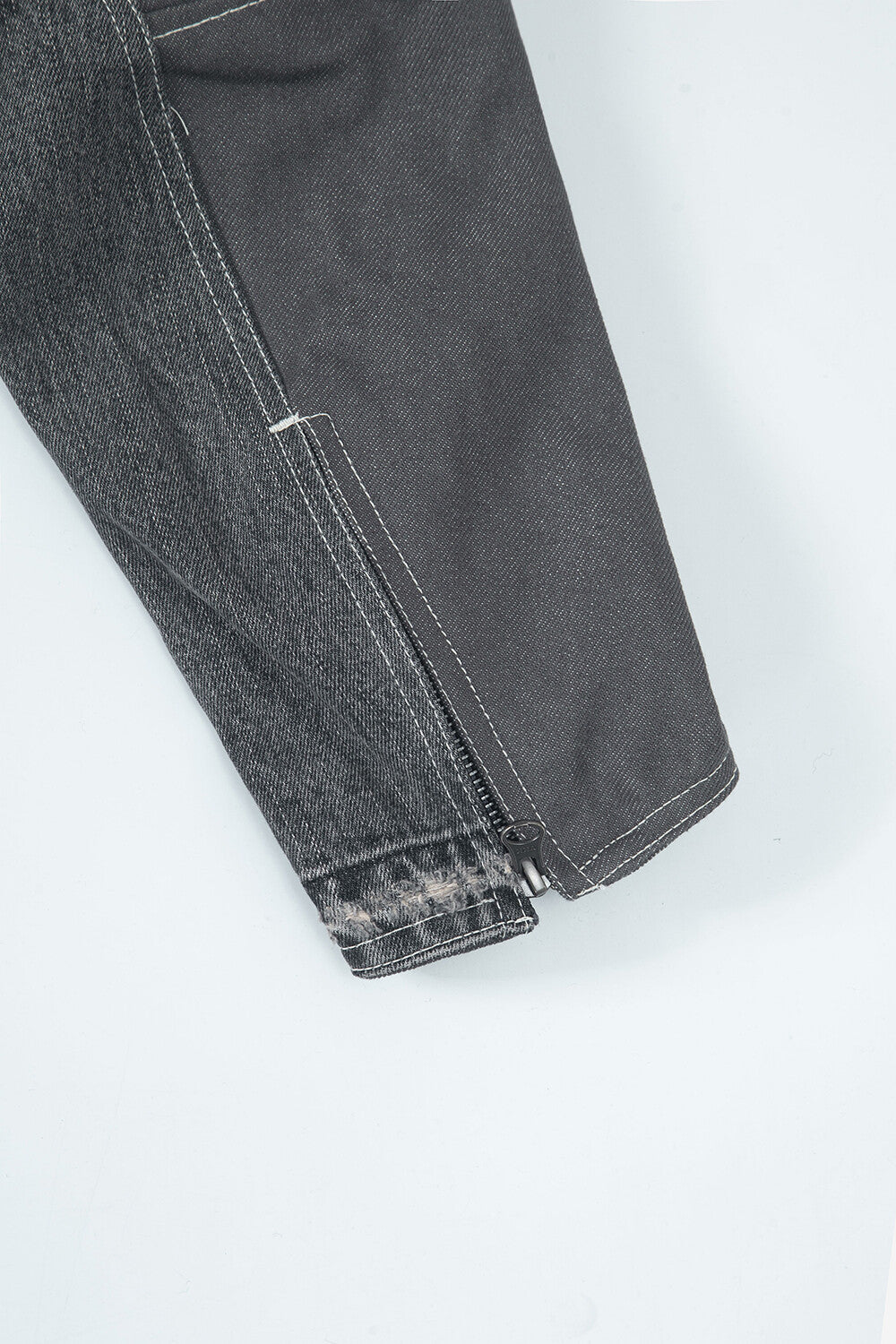 Surgery - Denim Biker Jacket (Grey) product image 10 | TRAB K-Fashion Australia