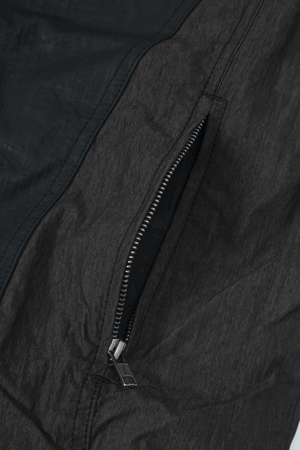 Surgery - Belt Ring Neck Leather Jacket Black / Brown (OC) product image 6 | TRAB K-Fashion Australia