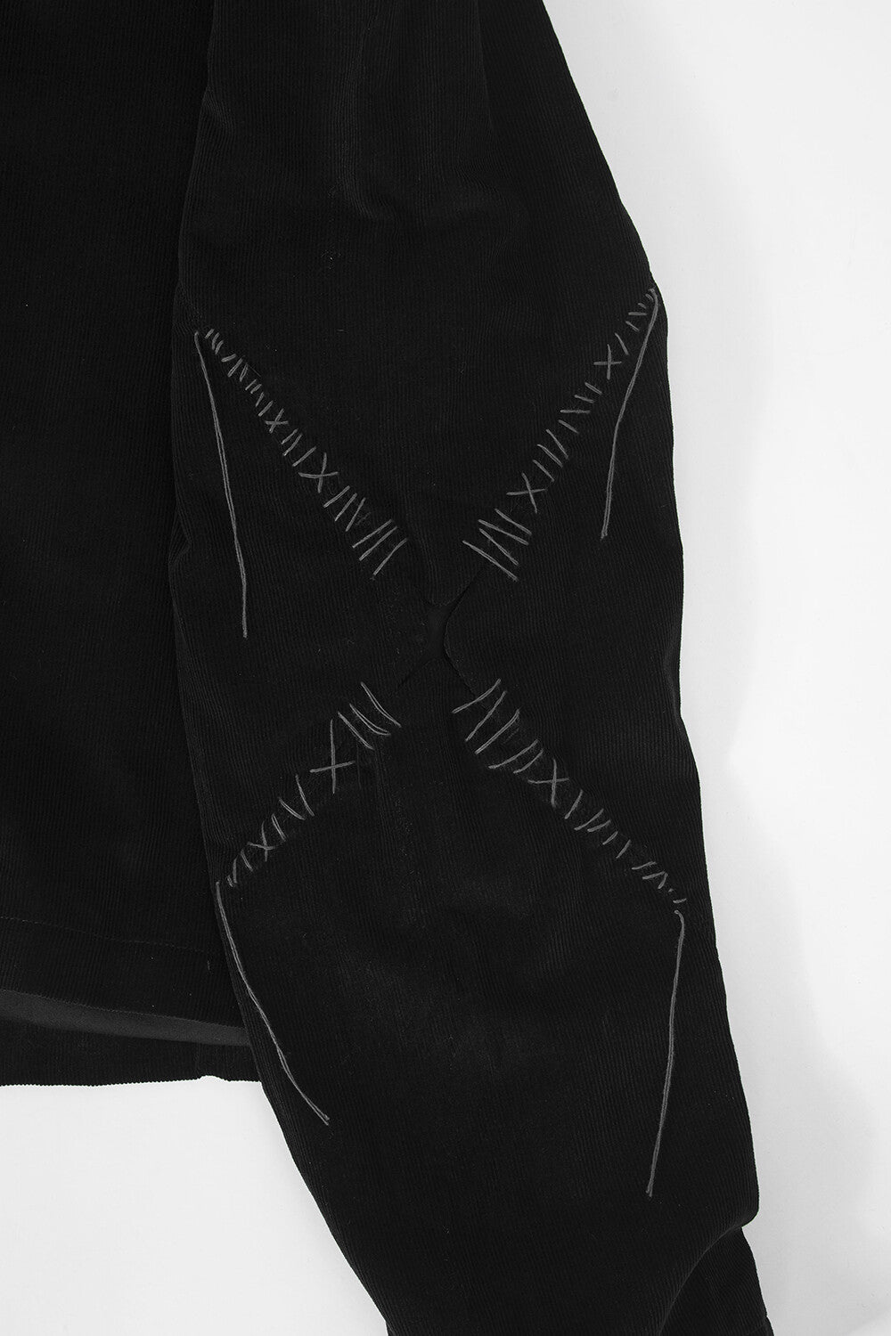 Surgery - Sutured Fur Trimming Jacket (Black) product image 7 | TRAB K-Fashion Australia