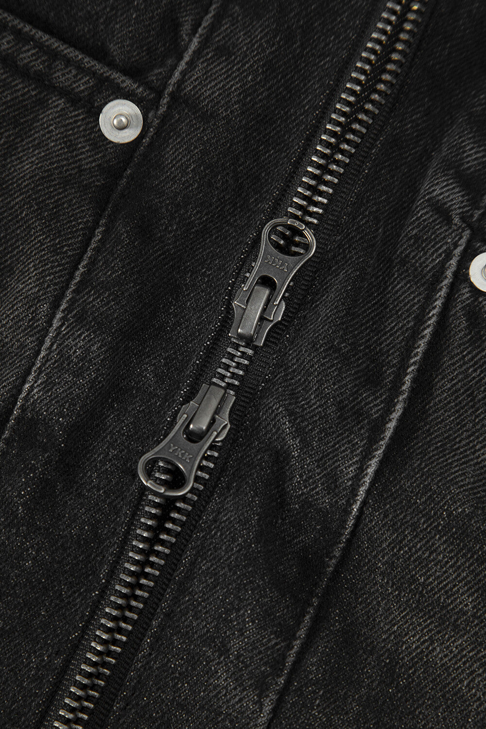 Surgery - Fur Trimming Denim Jacket (Black) product image 5 | TRAB K-Fashion Australia