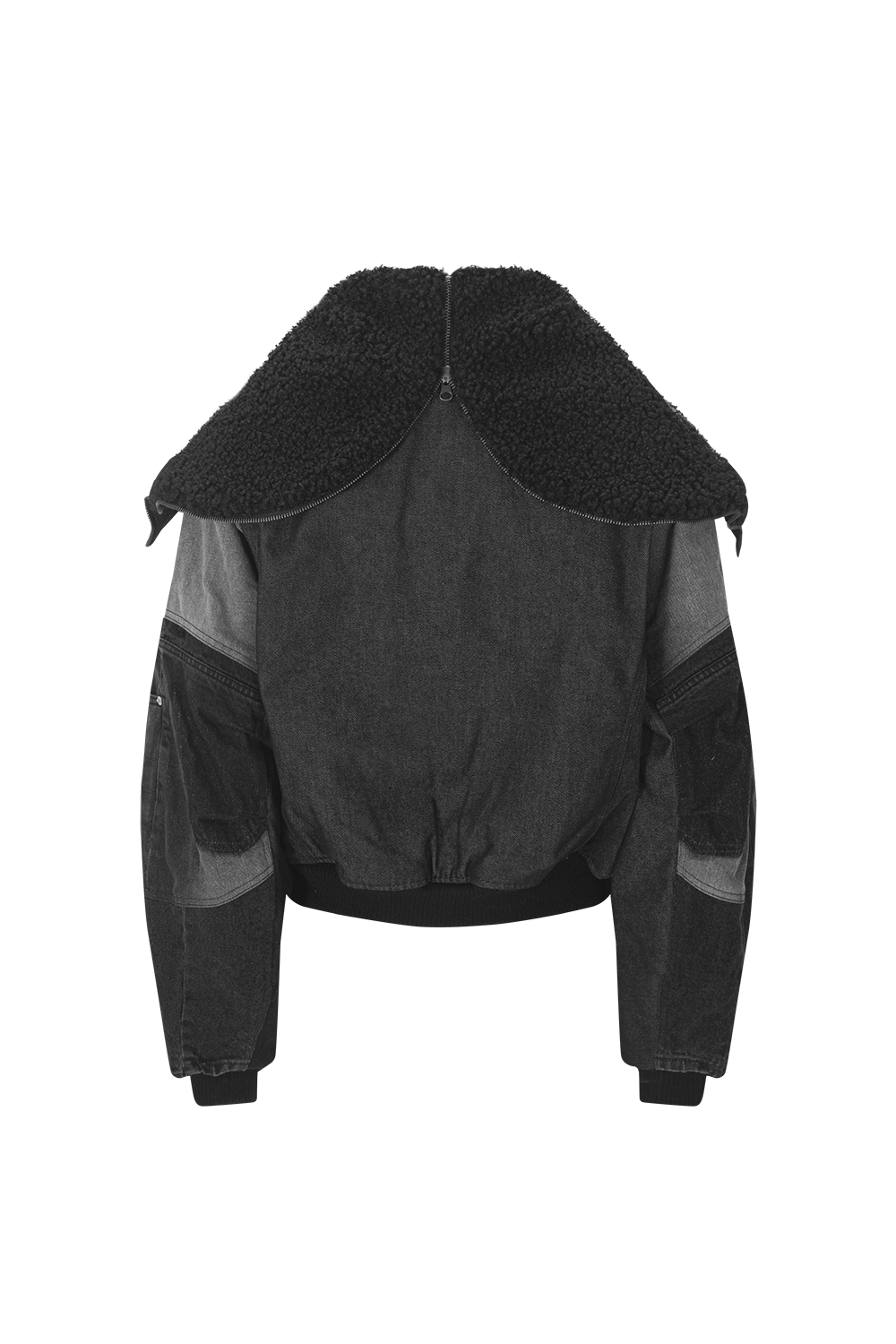 Surgery - Exo-shell Hood Denim Jacket (Black) product image 2 | TRAB K-Fashion Australia