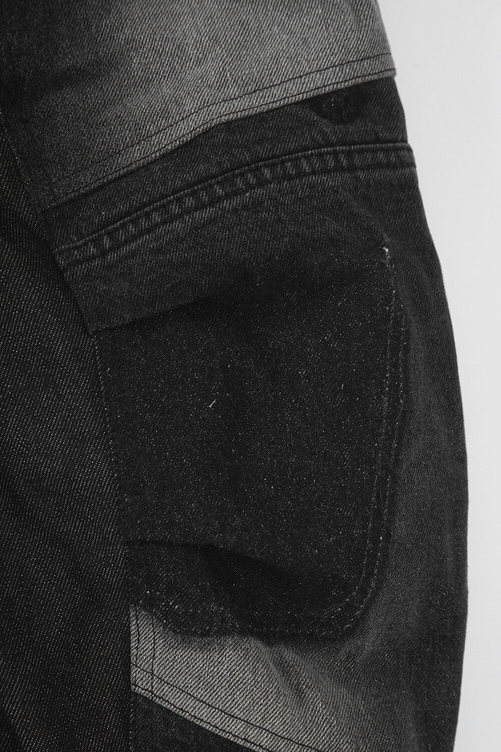 Surgery - Exo-shell Hood Denim Jacket (Black) product image 9 | TRAB K-Fashion Australia