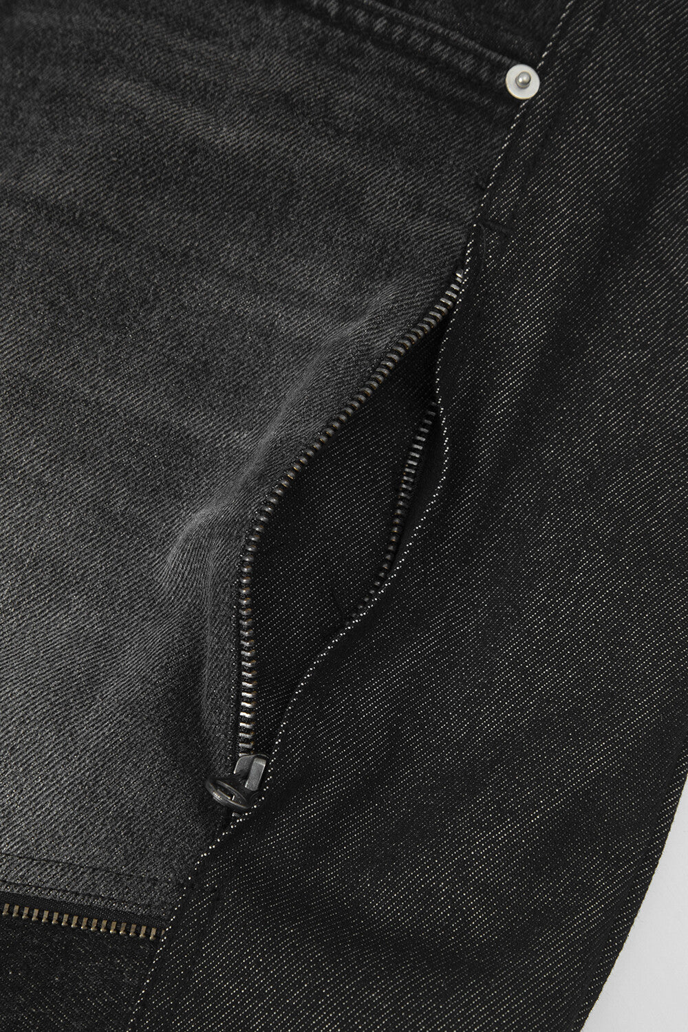 Surgery - Denim Biker Jacket (Black) product image 7 | TRAB K-Fashion Australia