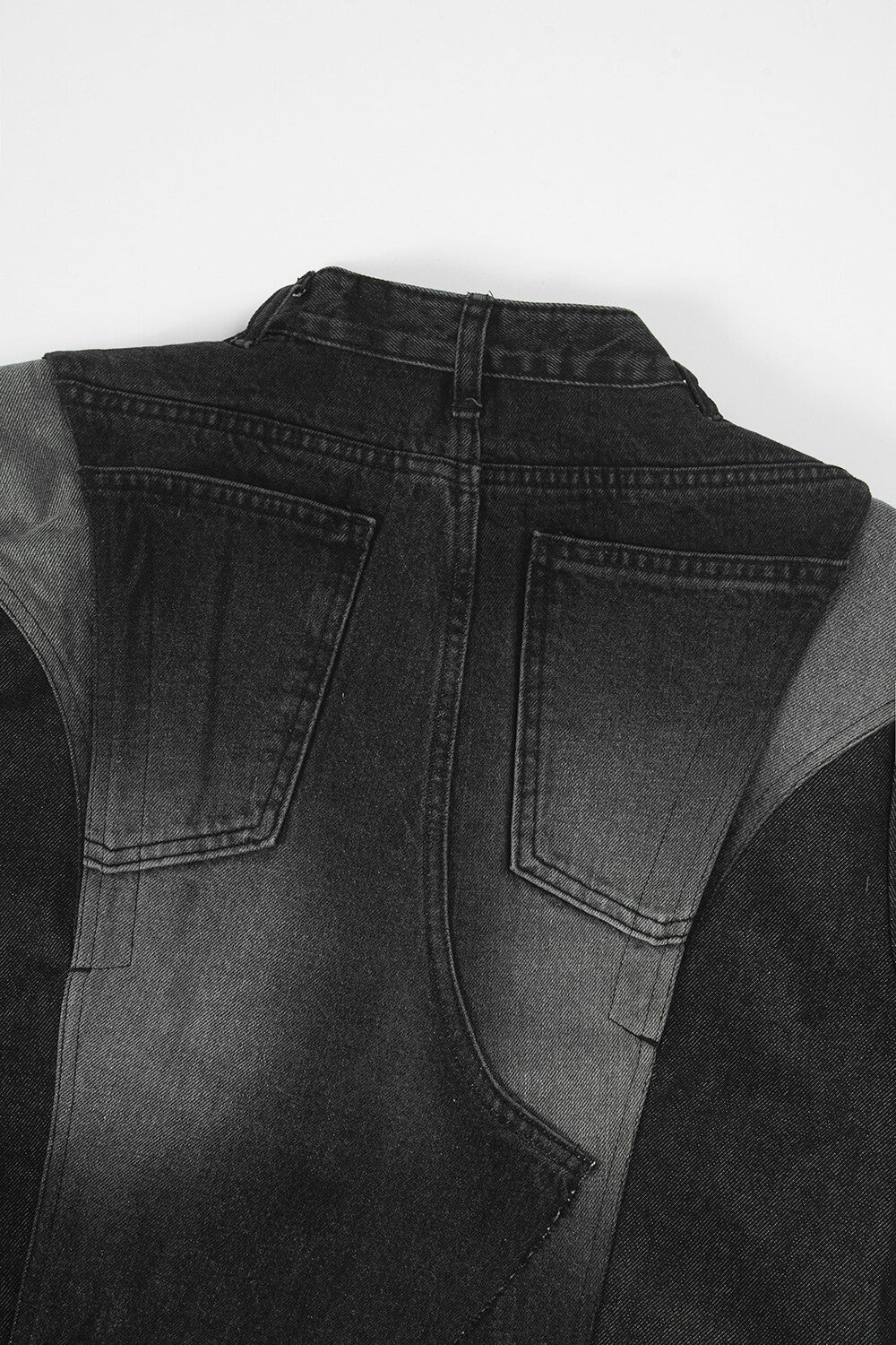Surgery - Denim Biker Jacket (Black) product image 6 | TRAB K-Fashion Australia