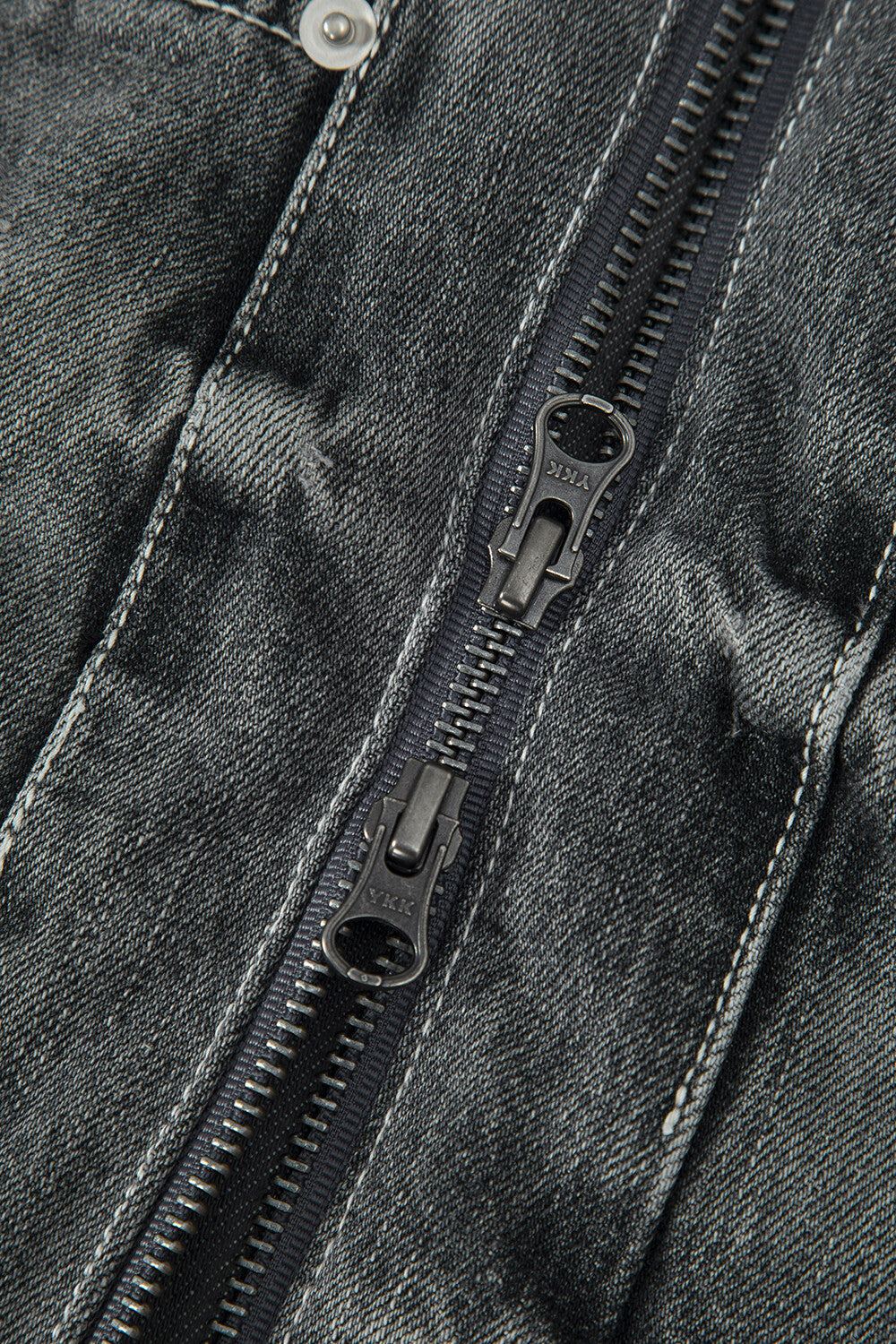 Surgery - Fur Trimming Denim Jacket (Grey) product image 5 | TRAB K-Fashion Australia