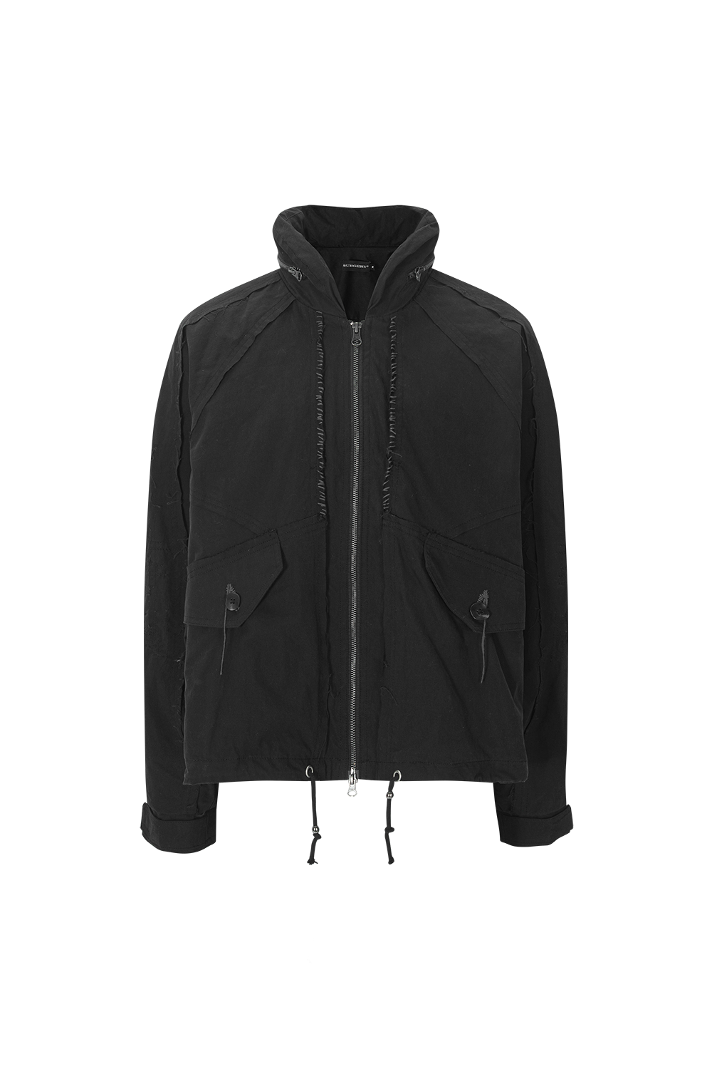 Surgery - Scarline Parachute Grab-back Jacket (Black) product image 1 | TRAB K-Fashion Australia