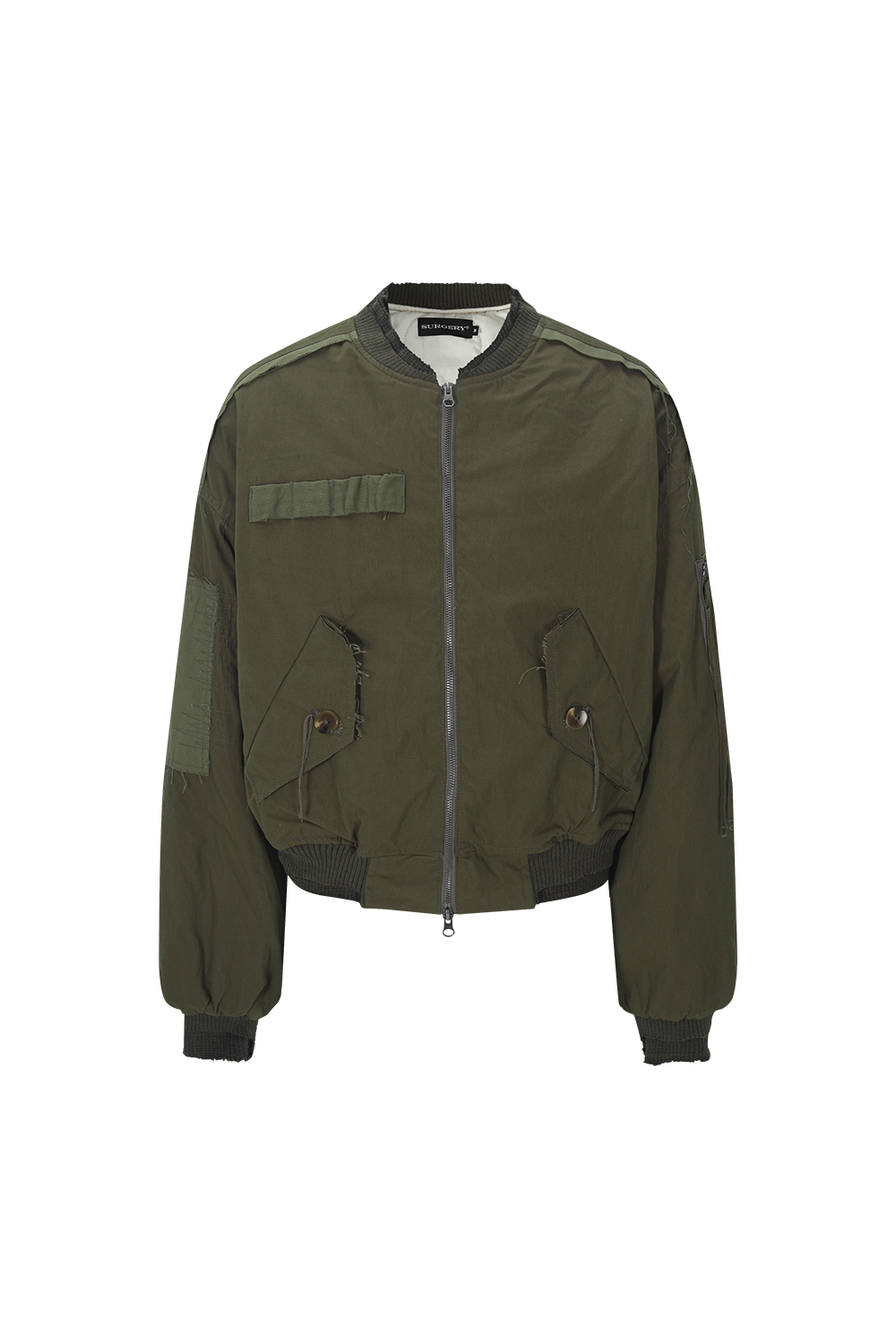 Surgery - Scarline Grab-back Ma-1 (Khaki) product image 1 | TRAB K-Fashion Australia
