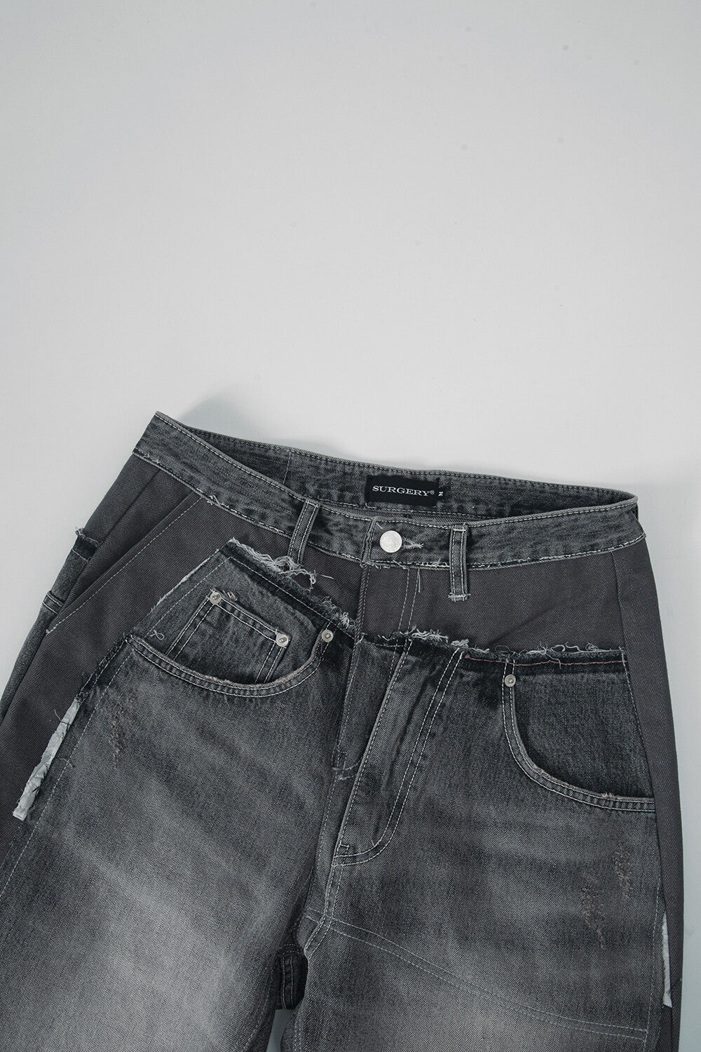 Surgery - 30° Jeans Washed Pants (Grey Denim) product image 3 | TRAB K-Fashion Australia