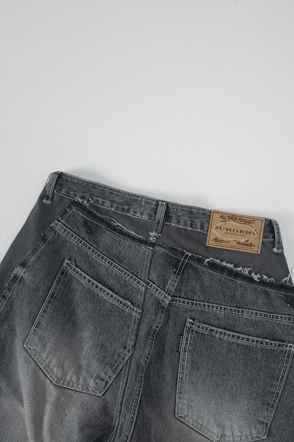 Surgery - 30° Jeans Washed Pants (Grey Denim) product image 4 | TRAB K-Fashion Australia