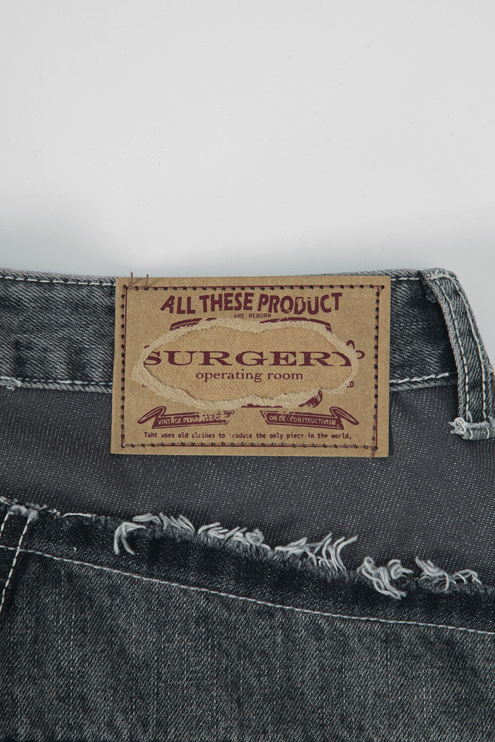 Surgery - 30° Jeans Washed Pants (Grey Denim) product image 6 | TRAB K-Fashion Australia