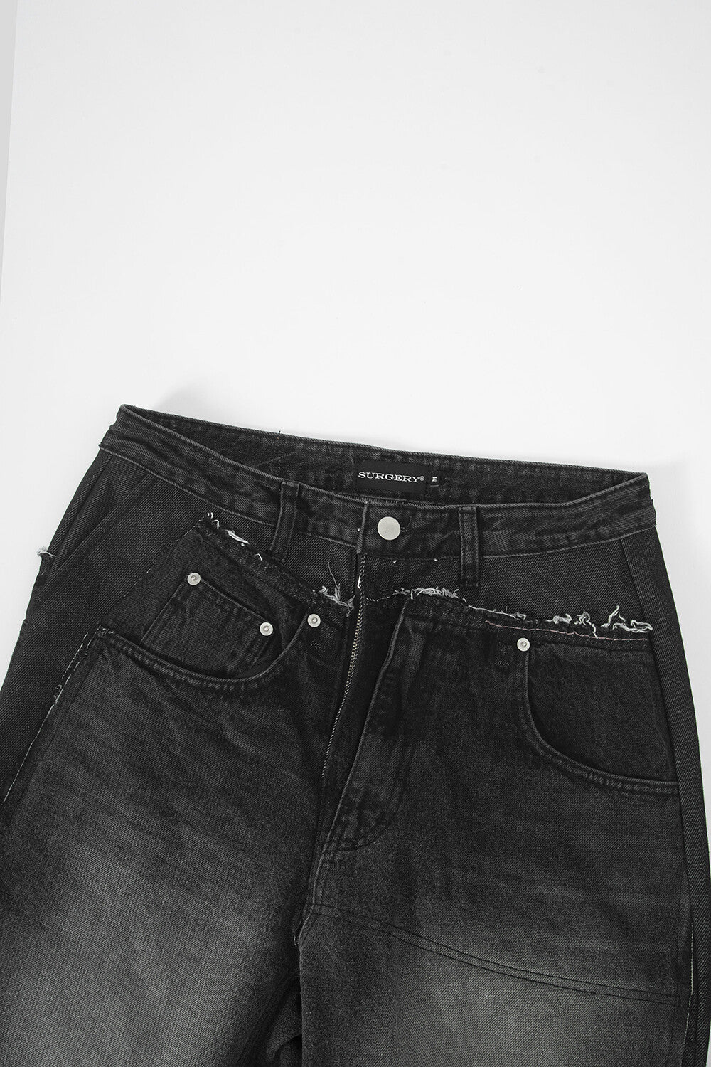 Surgery - 30° Jeans Washed Pants (Black Denim) product image 3 | TRAB K-Fashion Australia