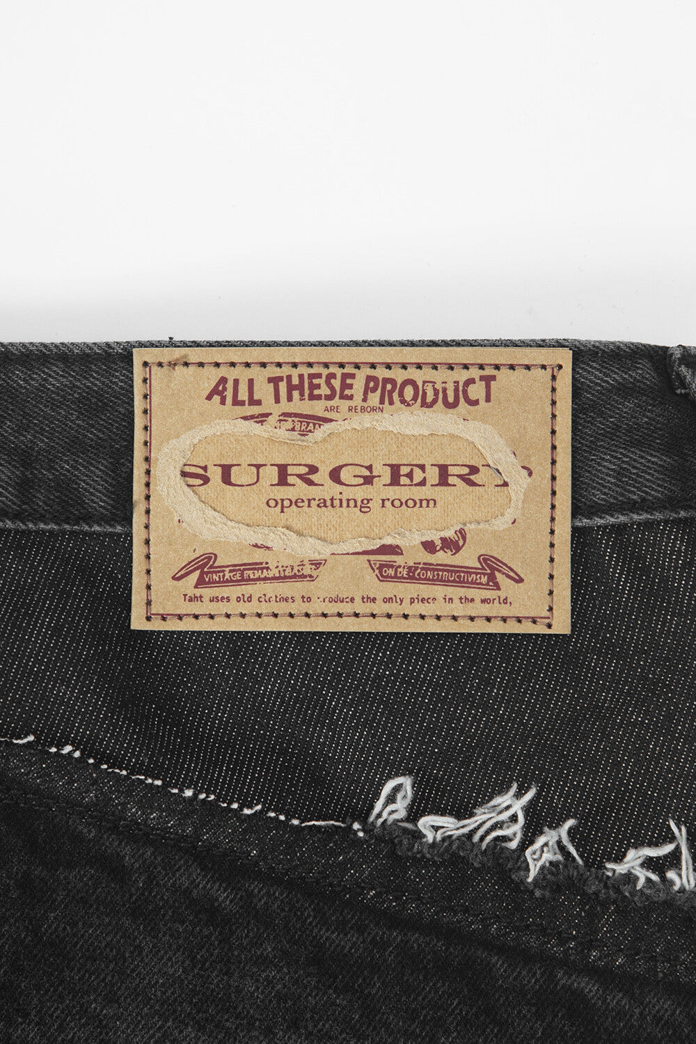 Surgery - 30° Jeans Washed Pants (Black Denim) product image 8 | TRAB K-Fashion Australia