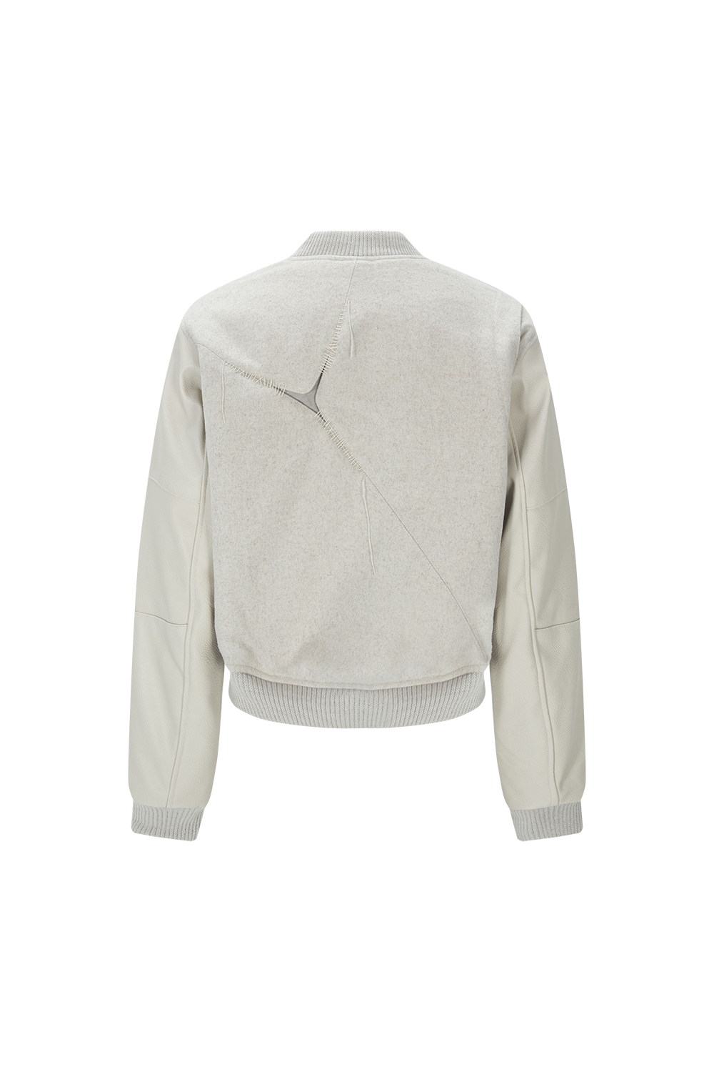 Surgery - Sutured Varsity Jacket (Ivory) product image 2 | TRAB K-Fashion Australia