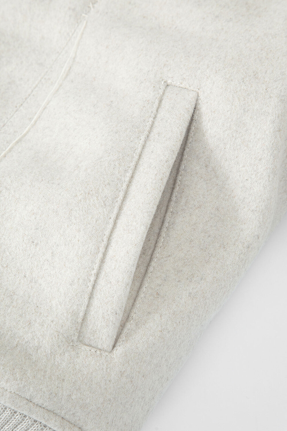 Surgery - Sutured Varsity Jacket (Ivory) product image 7 | TRAB K-Fashion Australia