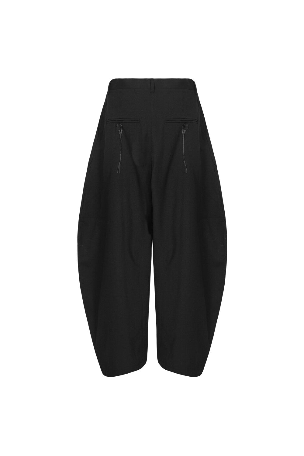 Surgery - Sutured Wide Balloon Trousers (Black) product image 2 | TRAB K-Fashion Australia
