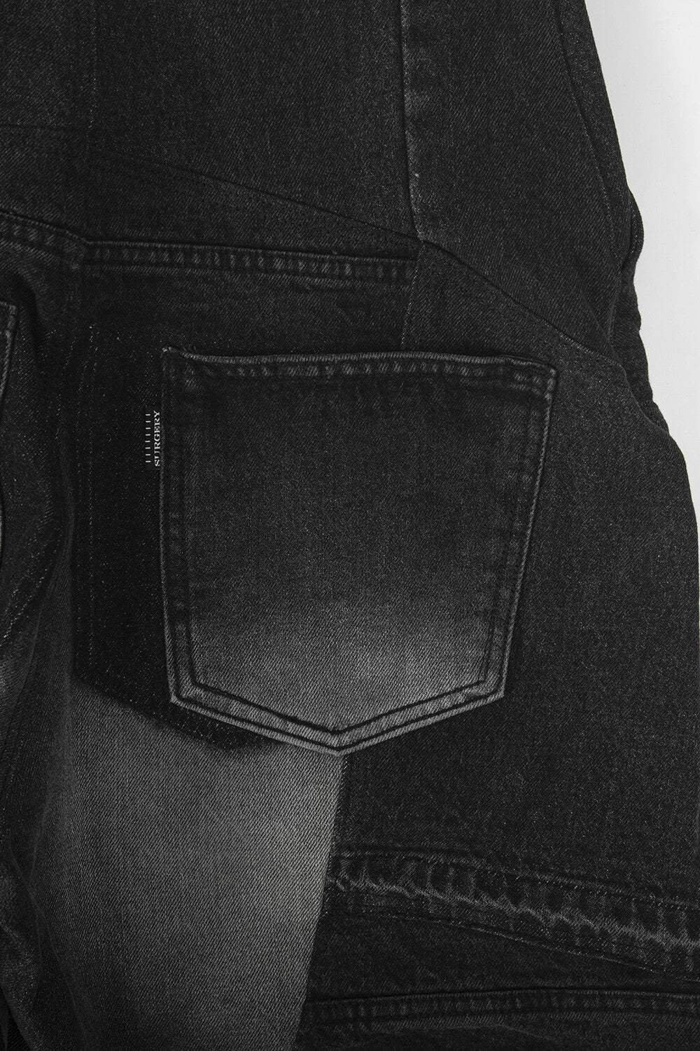 Surgery - Rebuild Denim Wide Pants (Black) product image 8 | TRAB K-Fashion Australia