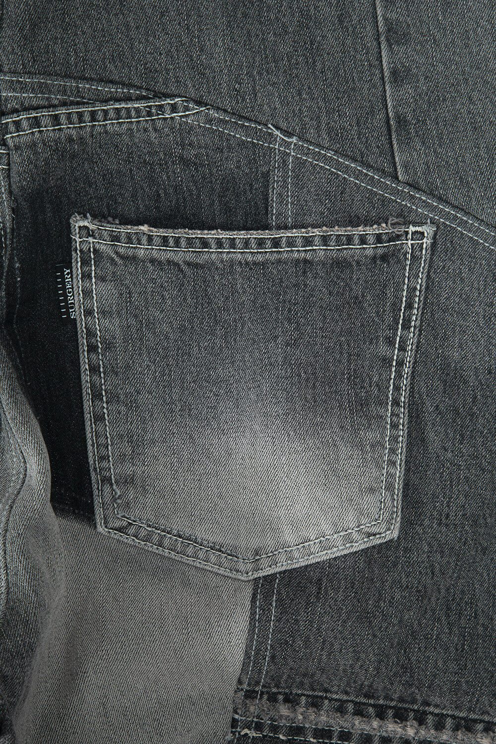 Surgery - Rebuild Denim Wide Pants (Grey) product image 7 | TRAB K-Fashion Australia